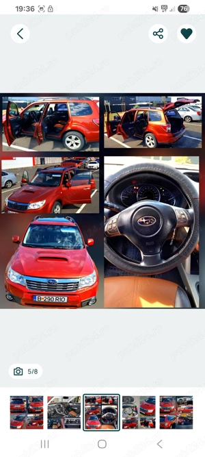 Subaru Forester 2.0D 4x4 - Full Option - motor blocat - imagine 5