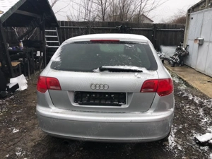 Bara Fata Audi A3 8P 1.6 MPI BSE 102 cp 75 cp argintie LY7W - imagine 9