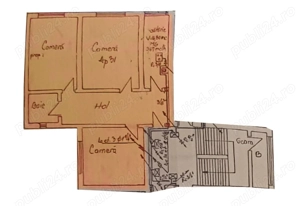 Apartament 3 camere, decomandat, de vânzare   zonă ultracentrală, Hunedoara (Centrul Civic) - imagine 4