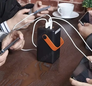 baterie externa 80000mA 65w powerbank super fast charge pt laptop telefon tableta etc , noi sigilate - imagine 4