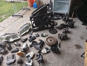 Piese pasat b6 170 cai turbina interculer radiator ventilator faruri becuri ceață alternator etc - imagine 2