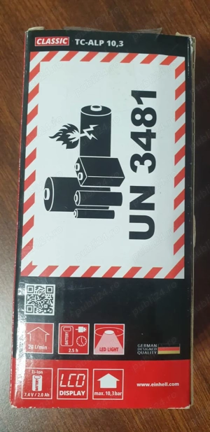 Compresor Portabil Einhell TC-ALP 10,3 - imagine 4