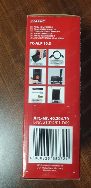 Compresor Portabil Einhell TC-ALP 10,3 - imagine 3