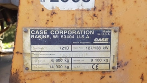 Încărcător frontal CASE 721 D - imagine 4