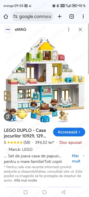 Casa lego duplo de vanzare