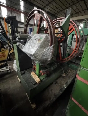 Vând Derulor Înfășurător Dublu (motorizat cu braț de apăsare pe banda) pentru deservirea presei - imagine 3