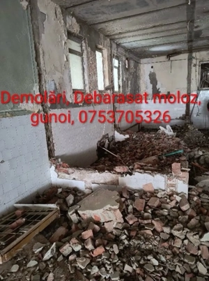 golire beciuri, poduri, demolari, transport 