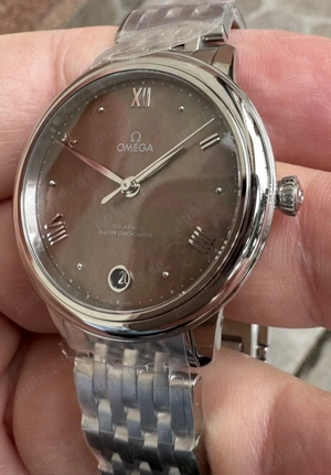 Omega De Ville Prestige Ladies 34mm SS SS Colorful Mop Dial VSF A8800 - imagine 5