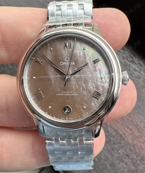 Omega De Ville Prestige Ladies 34mm SS SS Colorful Mop Dial VSF A8800 - imagine 2