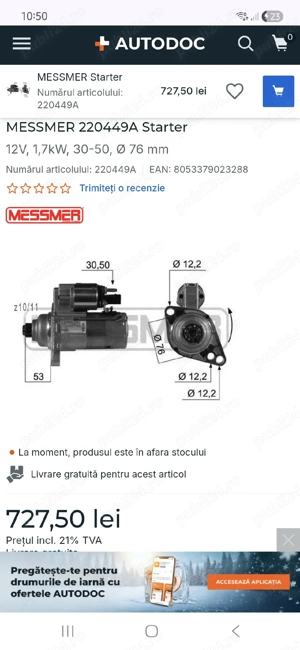 electromotor vw t5 motor 1.9  - imagine 2