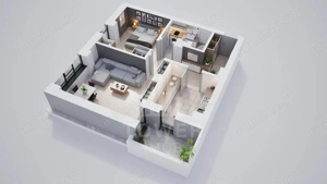 Apartament cu 2 camere. Rate la dezvoltator pe 7 ani, plata și în Crypto