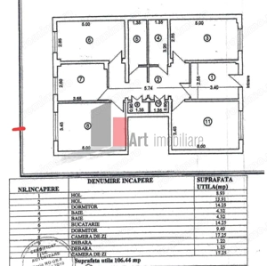 Ap 4 cam Giurgiu decomandat, parter - imagine 2