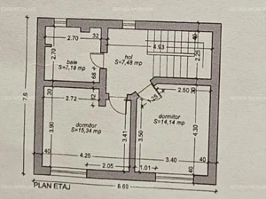 Casă individuală 7 camere, 3 băi, P+E+M, construcție 2000, Timișoara, zona Dâmbovița, comision 0 - imagine 19