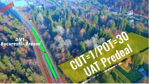 Teren constructii 10,000mp Timisul de Jos, zona VIP, UAT Predeal