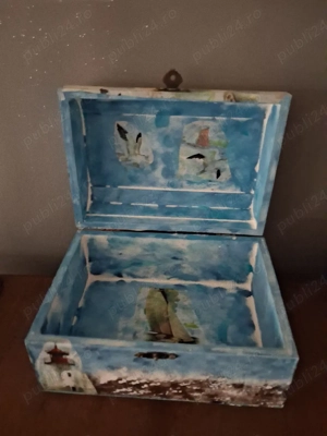 Vand casete pentru bijuterii pictate - imagine 3