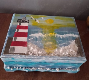 Vand casete pentru bijuterii pictate - imagine 4