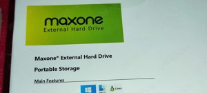 2 harduri externe hdd sigilate 500 gb fiecare usb 3.0 total 1 tb  maxone  - imagine 3