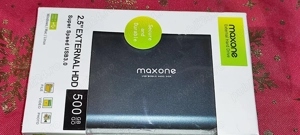 2 harduri externe hdd sigilate 500 gb fiecare usb 3.0 total 1 tb  maxone  - imagine 2