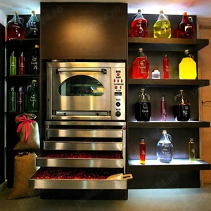 Utilaj profesional pentru prajit nuci si alune  24 kg ora