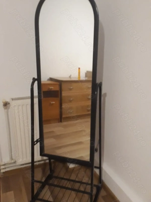 Oglinda reglabila  inalta pe role 