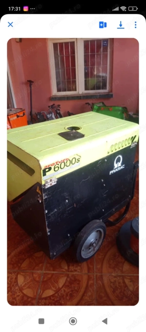 generator industrial pramac p6000s power - imagine 3