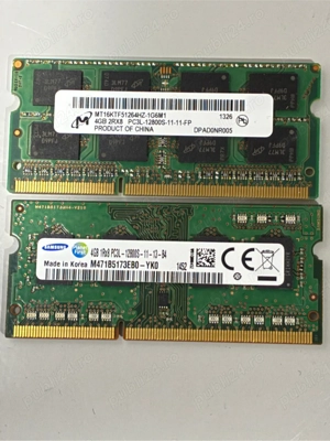 Memorie laptop Samsung Micron DDR3 1x 4GB 1600 MHz.