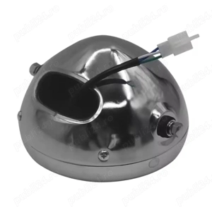 Far LED universal 12V 80V pentru scuter electric   triciclu   3 fire, lumină intensă - imagine 2
