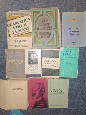 Carti de franceza si dictionar de latina