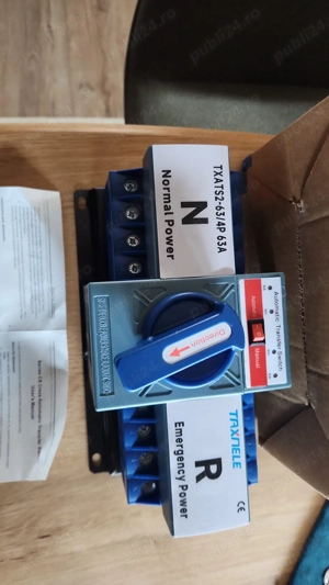 ATS comutator de transfer automat retea generator - imagine 5