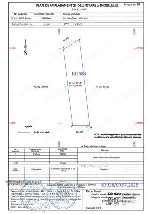 Anunt vanzare   padure 1 ha, pelisor (lazuri), jud. satu mare - imagine 3