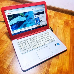 Laptop HP ChromeBook Rosu UltraSlim, Intel Celeron, HDMI, Livrare GRATUITA!