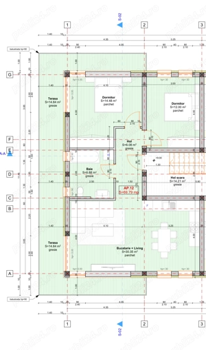 Penthouse Nou superb Braytim - 70 mp, terasă 30mp, predare imediata - imagine 6