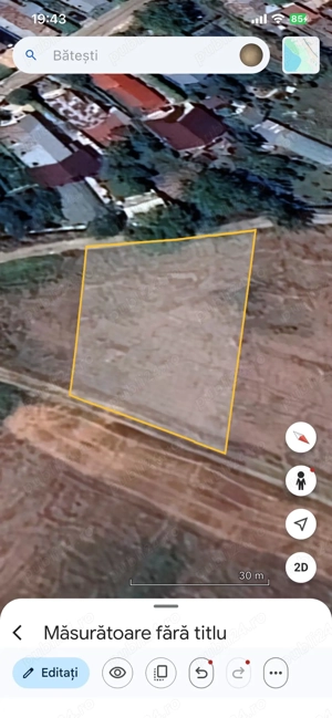 Teren intravilan ,1100mp, comuna Brazi sat Batesti - imagine 6