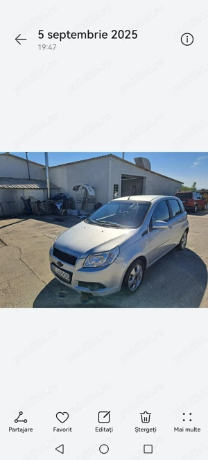 Vând Chevrolet Aveo 1.2 benzina. 