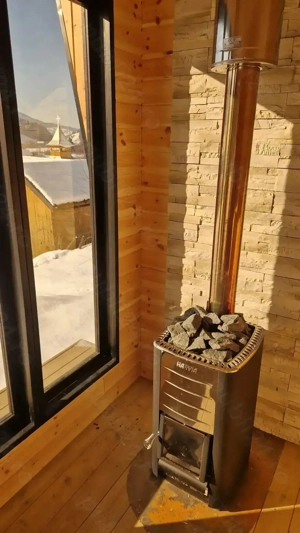 Vila noua de lemn de vanzare complet echipata Toplita - imagine 7