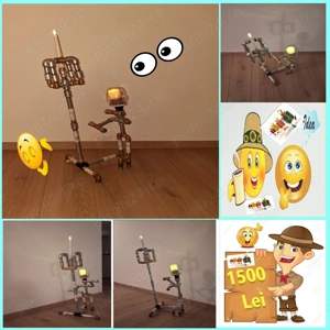 Lampadar Veioza Aplica Stil Industrial Pentru Hotel Cafenea Bar Casa Gradina Curte Interior Exterior - imagine 3