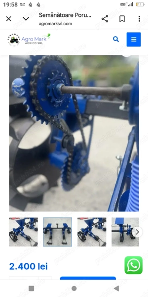 Semănătoare porumb motocultor  - imagine 4