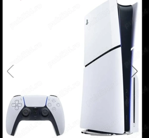 Consola Sony PS5 (PlayStation 5), E-Chassis, Slim, DISC Edition, 1TB, Alb - imagine 3