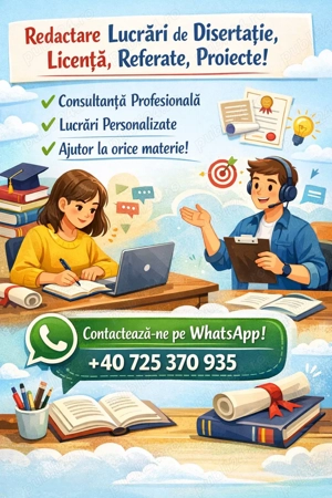 Suport academic pentru licențe, dizertații și proiecte