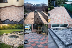 Montaj pavaj, amenajări curți și lucrări construcții