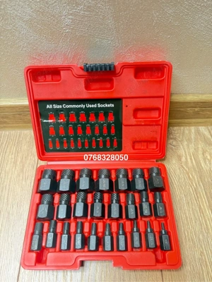 Set extractor suruburi 25 piese, din otel 42CR - imagine 4