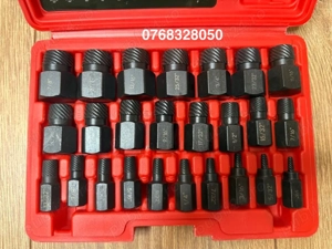 Set extractor suruburi 25 piese, din otel 42CR