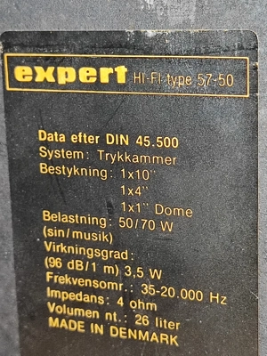 boxe rare daneze Expert hi-fi Seas și amplif. Nikko NA-390 II - imagine 2