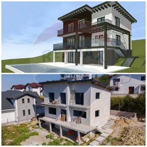 VIlă la Cheie de vânzare, 5 camere,  în Iași zona Mănăstirea Bucium