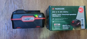 Acumulator litiu-ion parkside 20 v - 4 ah, Nou!