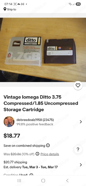 Caseta memorie,cartus de date - imagine 3