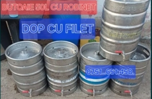 Bazin inox cu canea 50l dop cu filet si garnitura