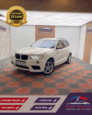  BMW X3 M-PACHET X-DRIVE( 4X4), Livrare gratis in toata tara, Rate fixe, Garantie 12 luni
