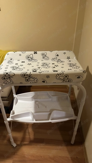 Masă înfășat bebe și balansoar bebe 