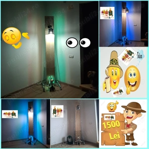 Veioza Lampadar Aplica Stil Industrial Interior Exterior Casa Curte Gradina Pentru Bar Cafenea Hotel - imagine 4